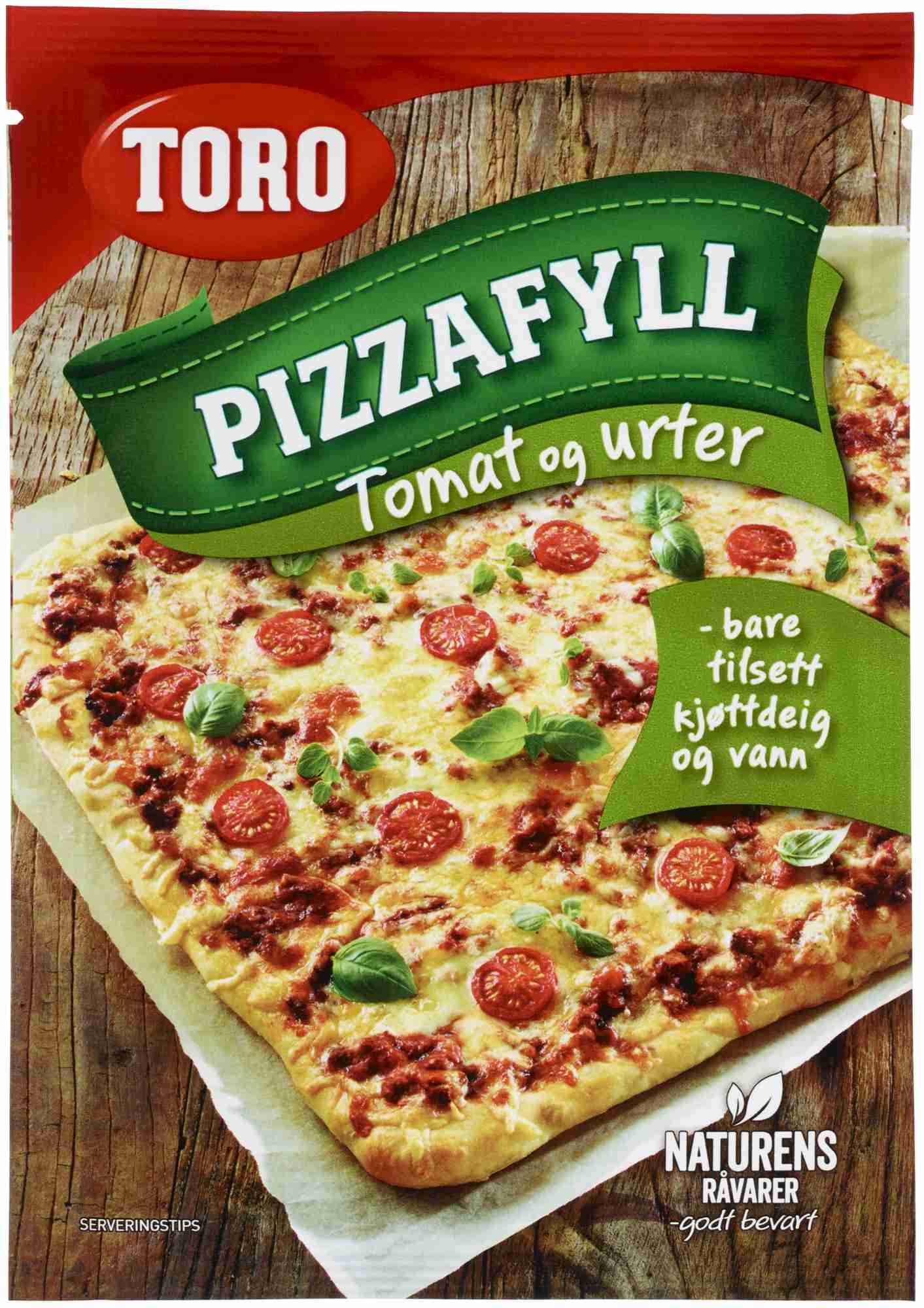 Pizzafyll tomat og urter 58g