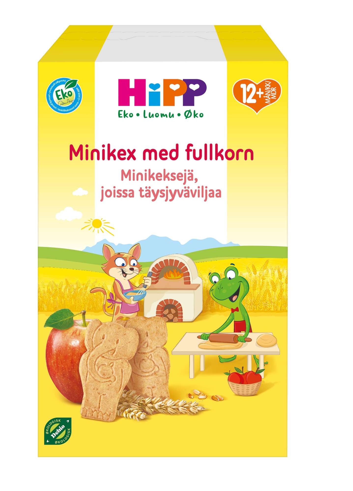 Hipp kjeks med fullkorn & eple 12m økol. 150g