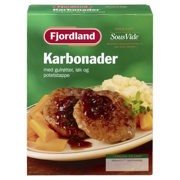 Fjl karbonader m potetstappe 530g