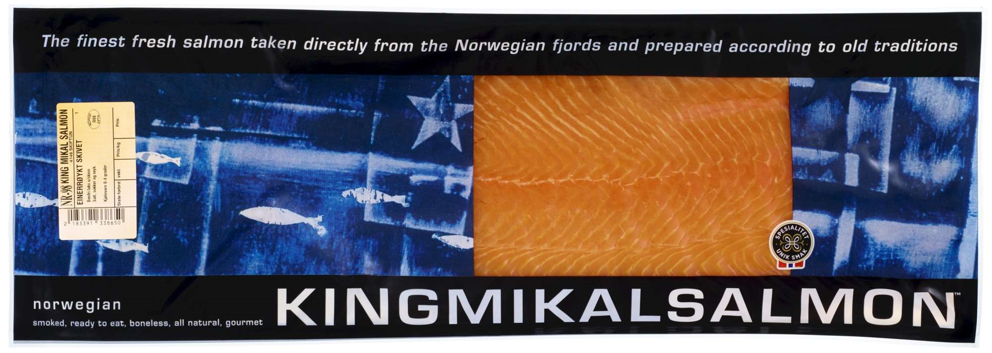Laks einerrøykt skivet kg
