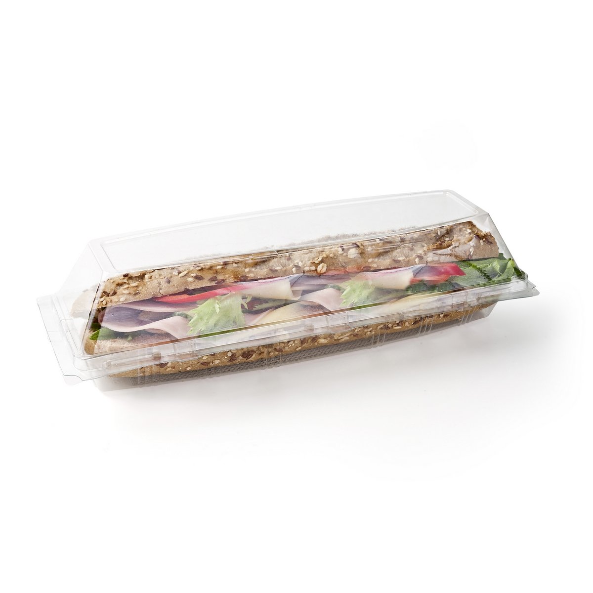 Plastic box baguette 32.4x10x7.5    150pce