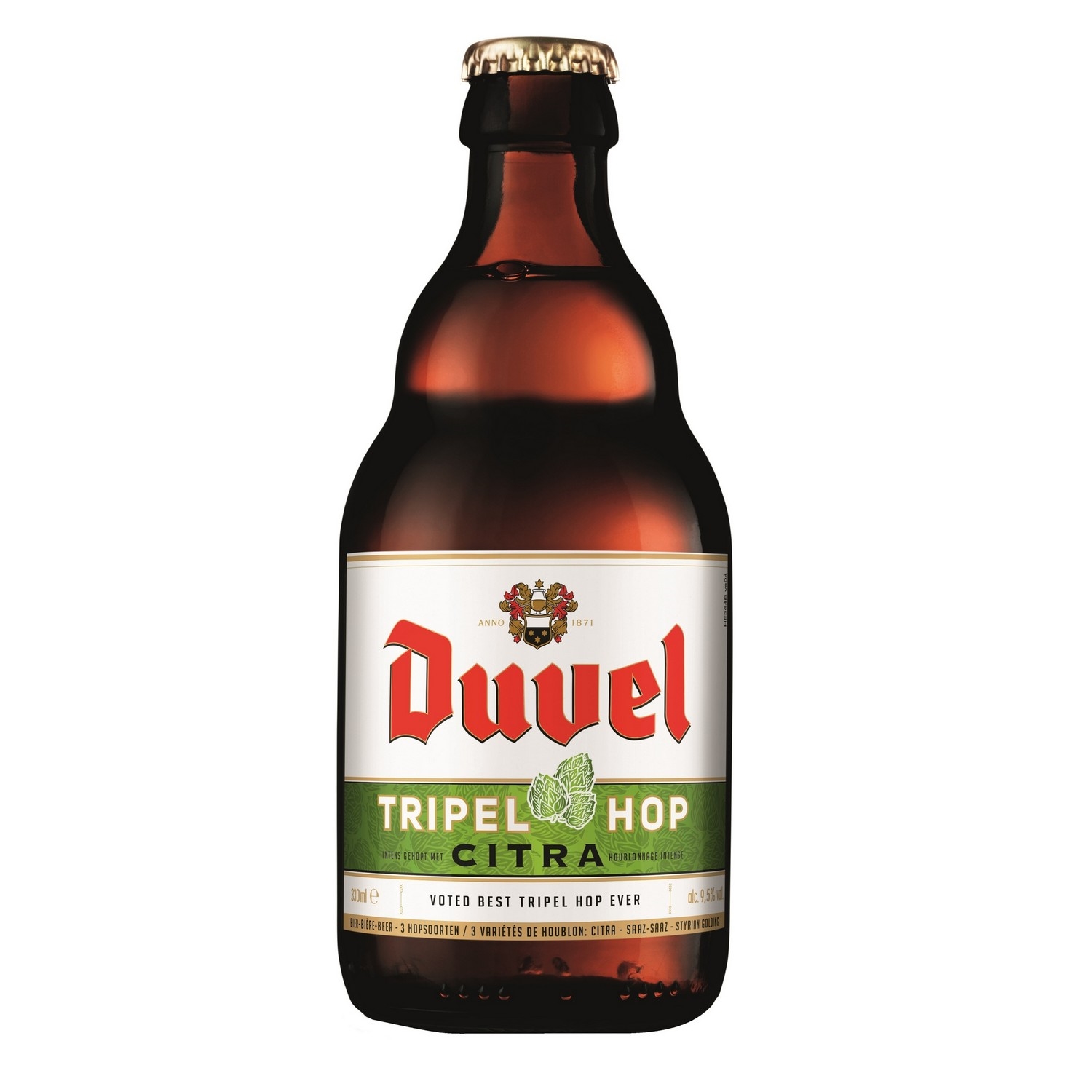 Duvel tripel hop  9,5%  24x33cl