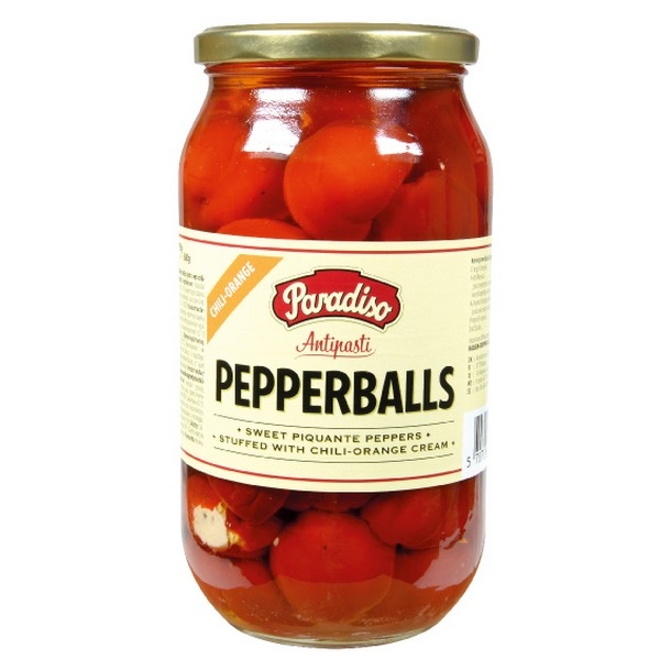 Kremost pepperball chili/appelsin   950g