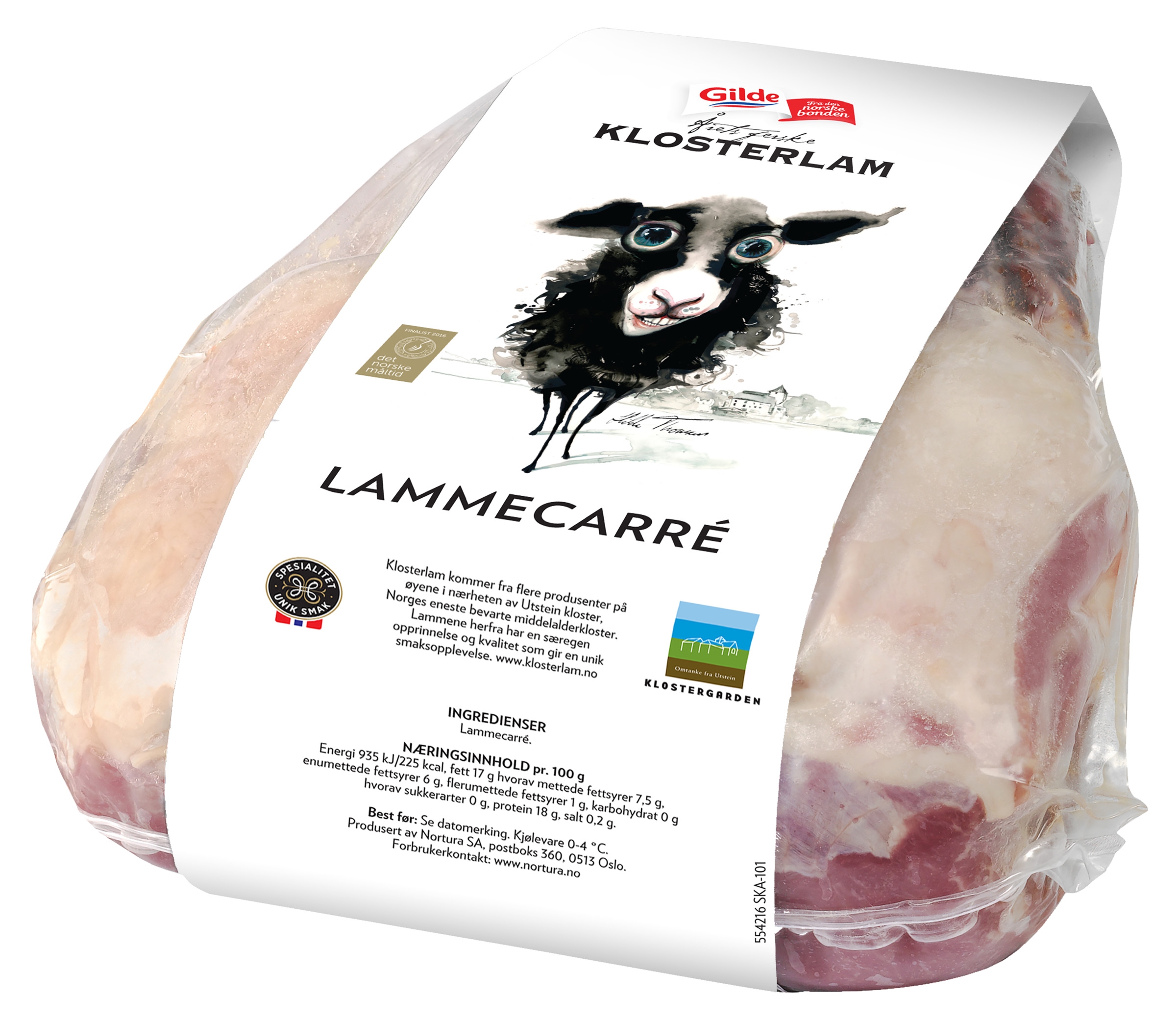 Lammecarre klosterlam ca450g kg