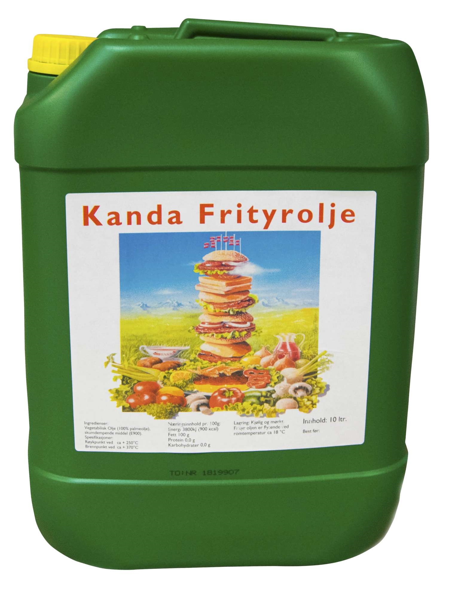 Frityrolje kanne      10l