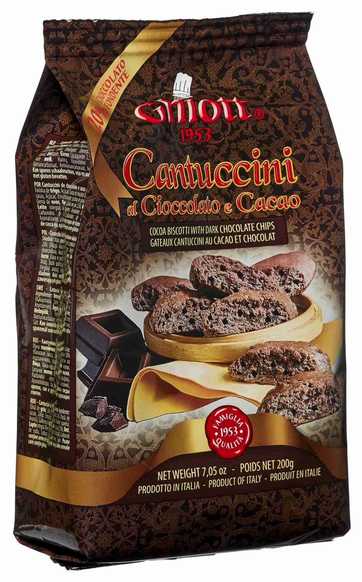 Biscotti m/mørk sjokolade ghiott 200g