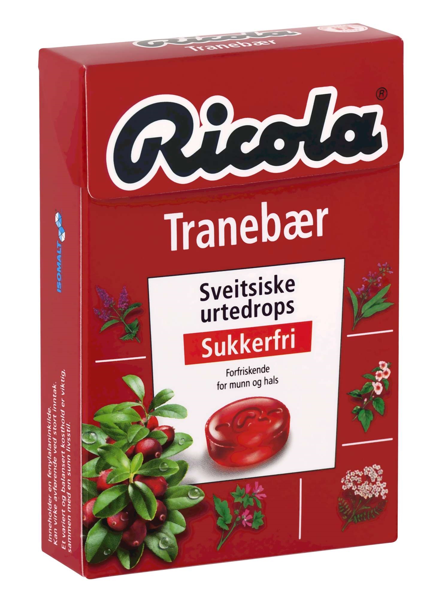 Ricola tranebær 50g