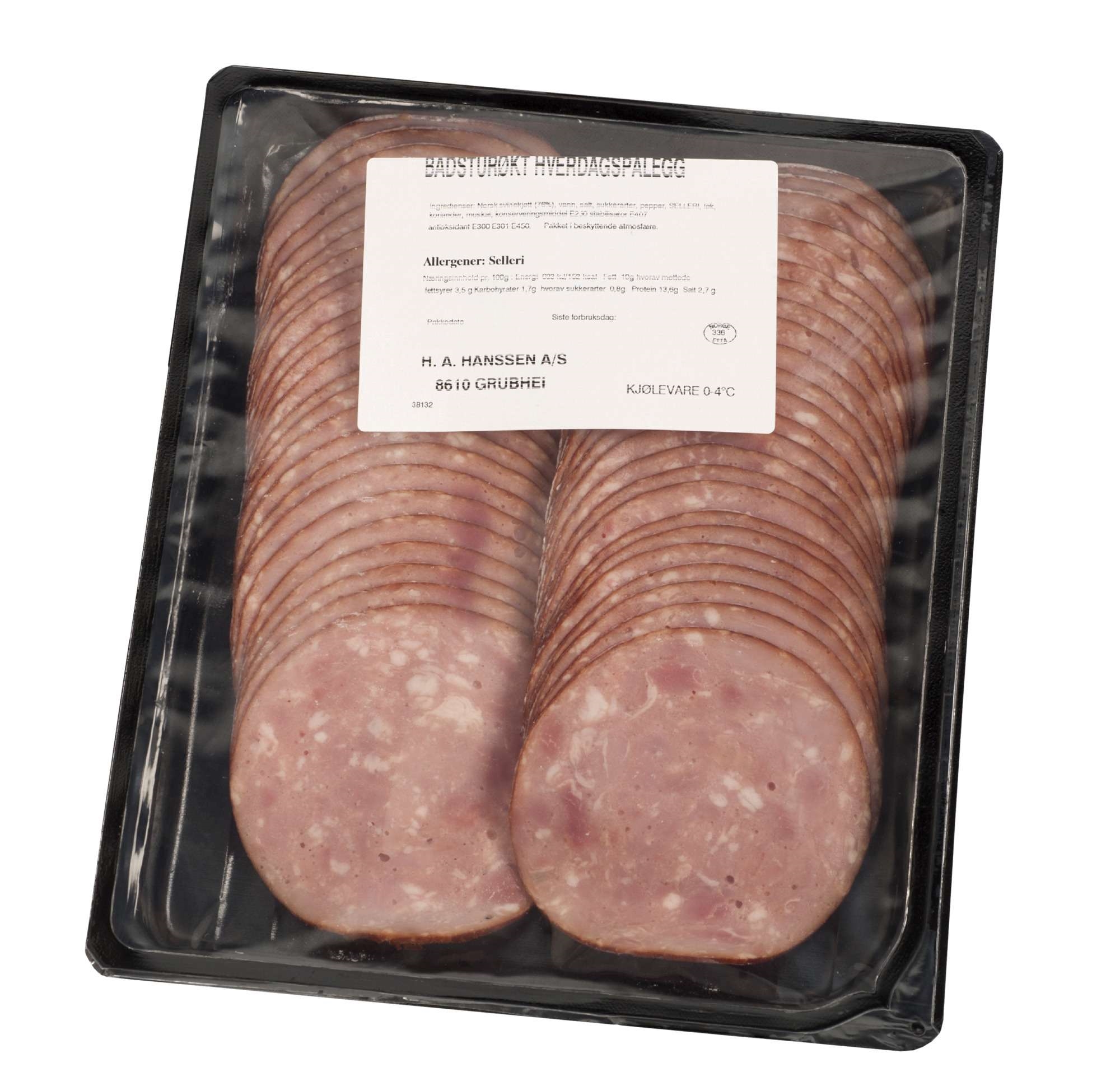 Sauna smoked everyday cold cuts sliced 500g   kg
