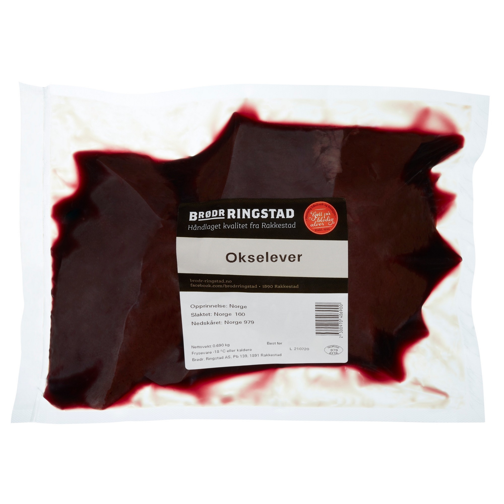 Beef liver ca 800g frozen  kg