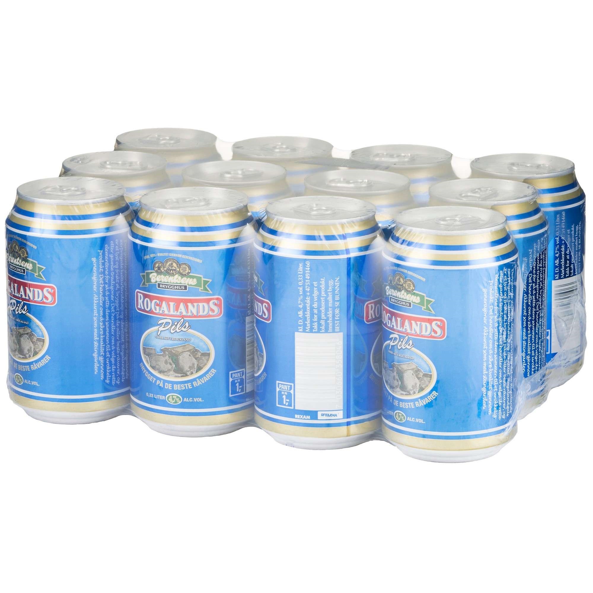 Berentsens rogalands pils bx 4,7% 24x33cl