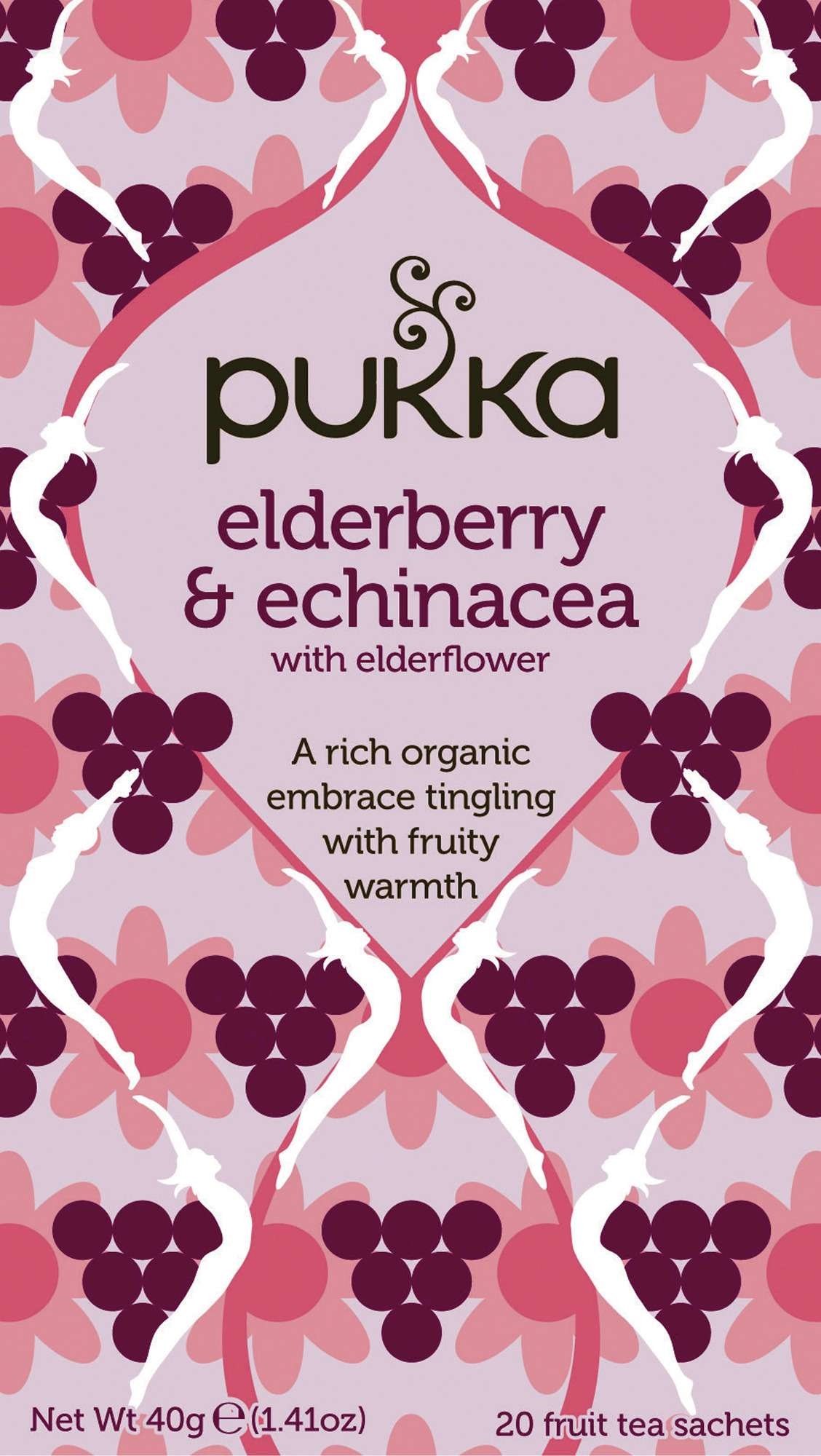 Pukka elderberry&echinacea herbal tea  ecol.   20pce
