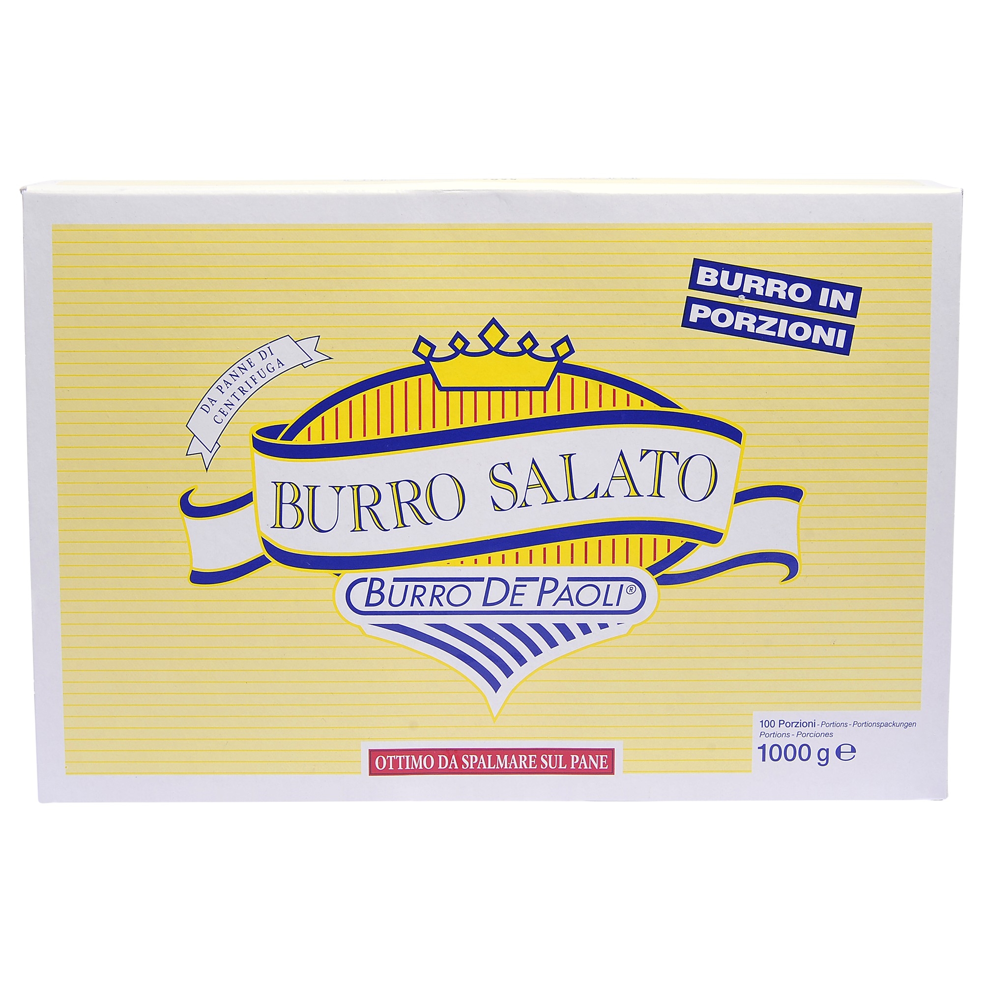 Italiensk smør porsjon 100x10g   1kg