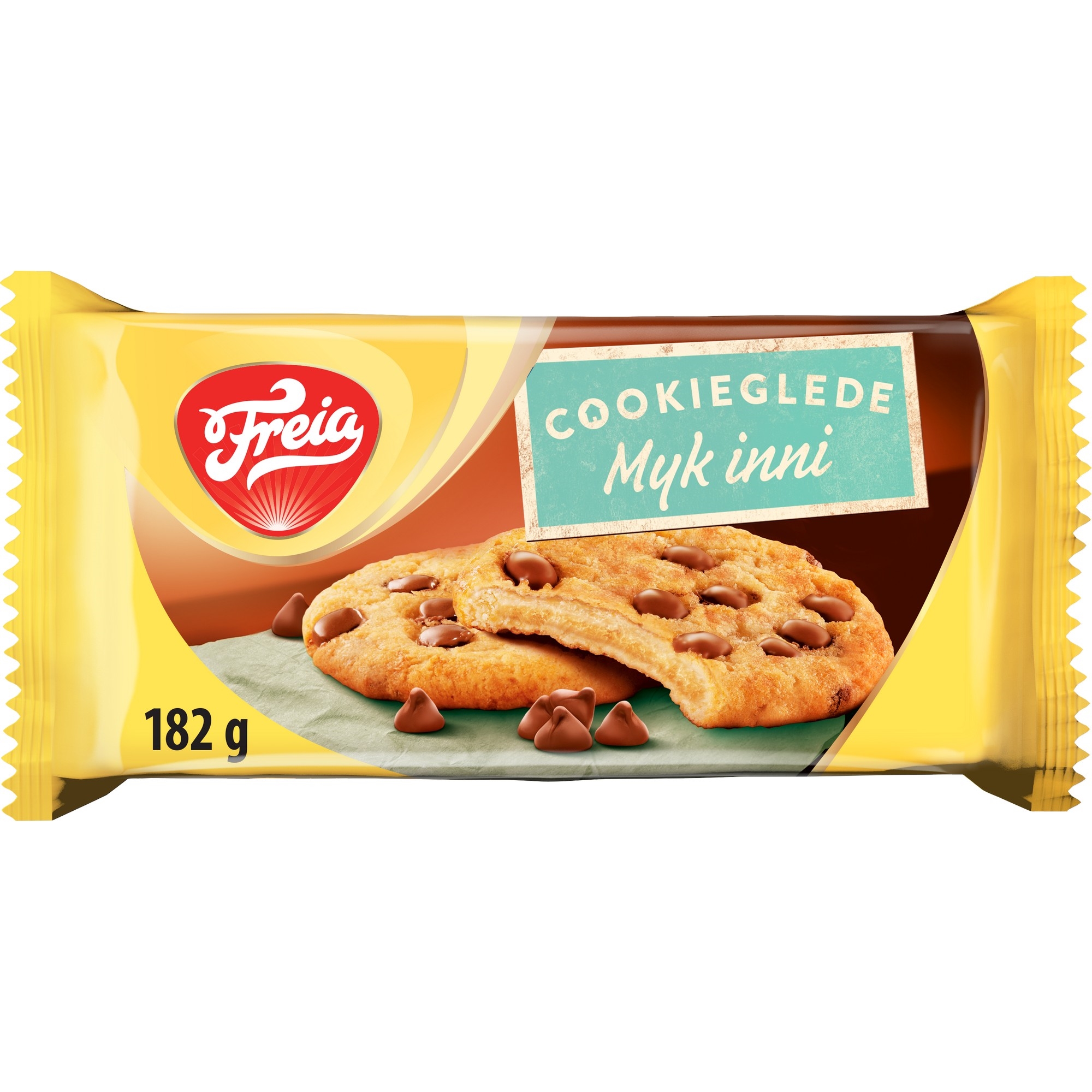 Cookieglede kjeks myk inni 182g