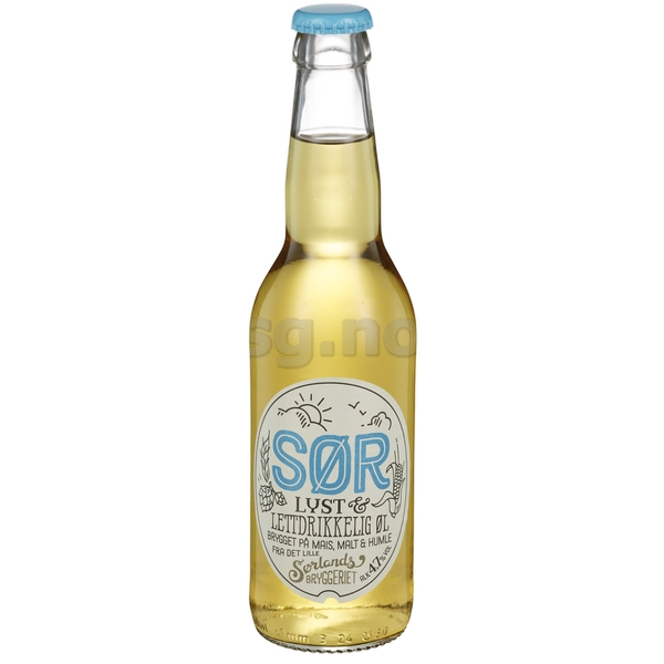 Sør øl gluten-free (lager beer) 4,7% 24x33cl