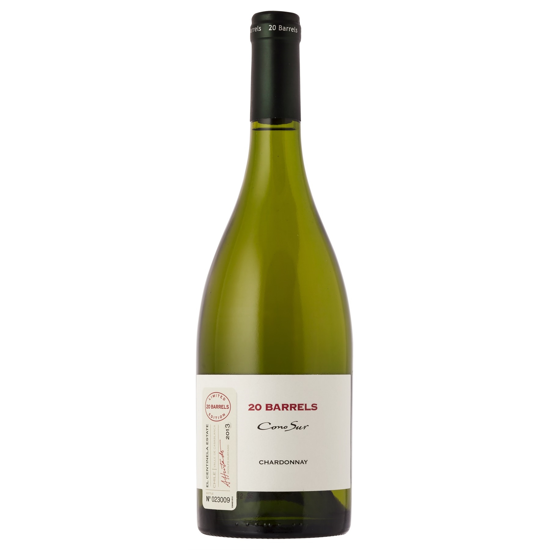 Cono sur 20 barrels chardonnay 13,5% 75cl