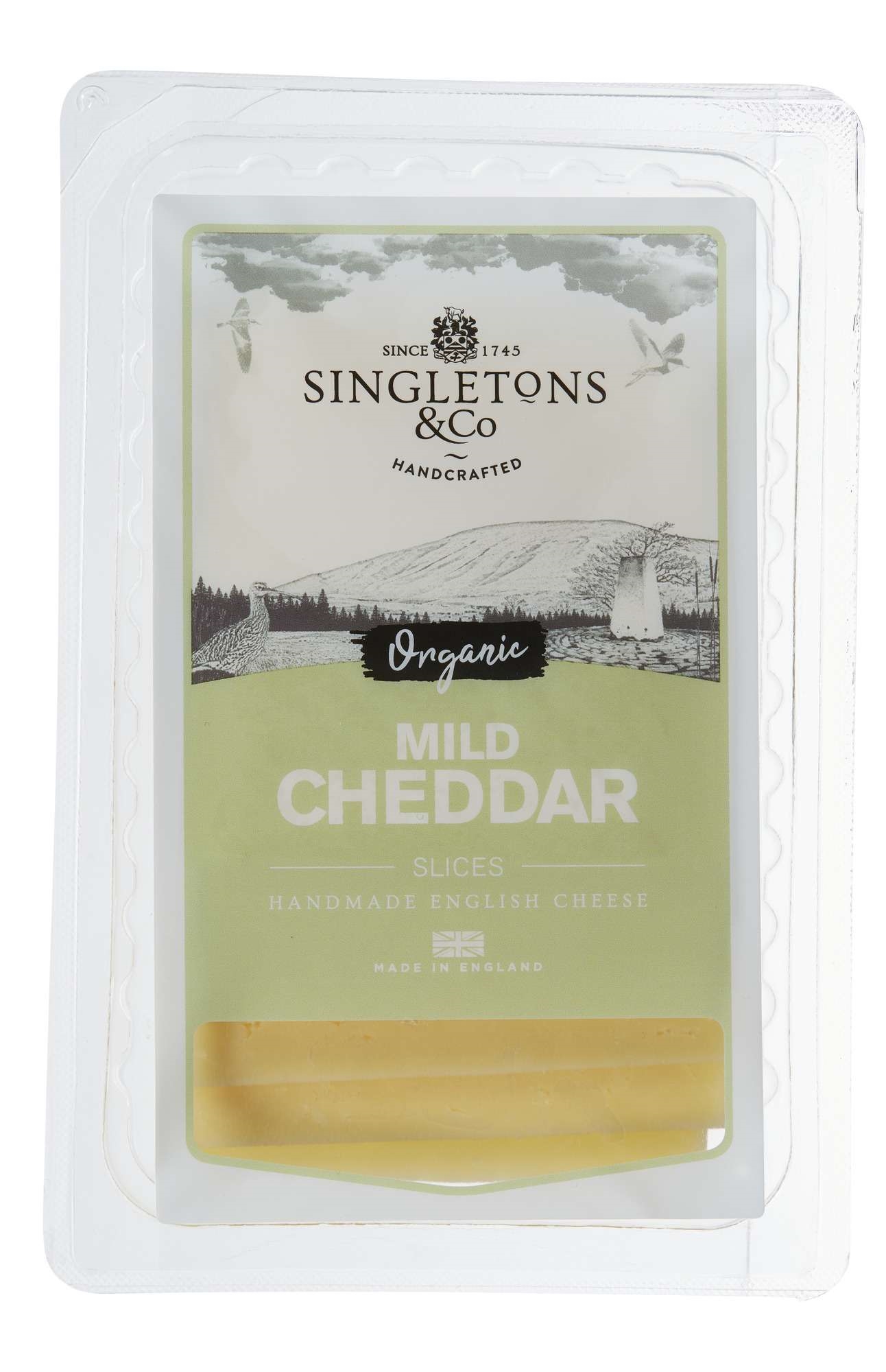 Cheddar økol. skivet 150g