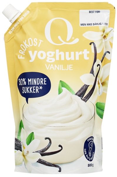 Frokostyoghurt vanilje pose 800g