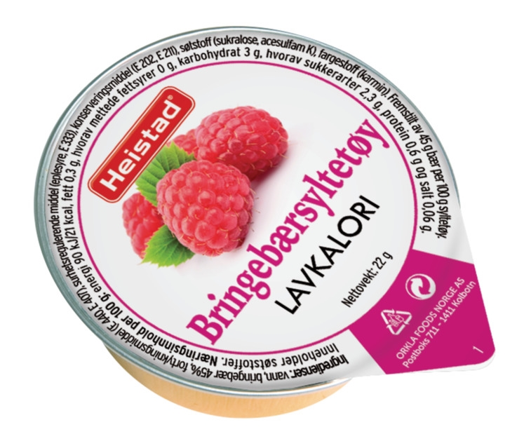 Jam raspberry low calorie    80x22g