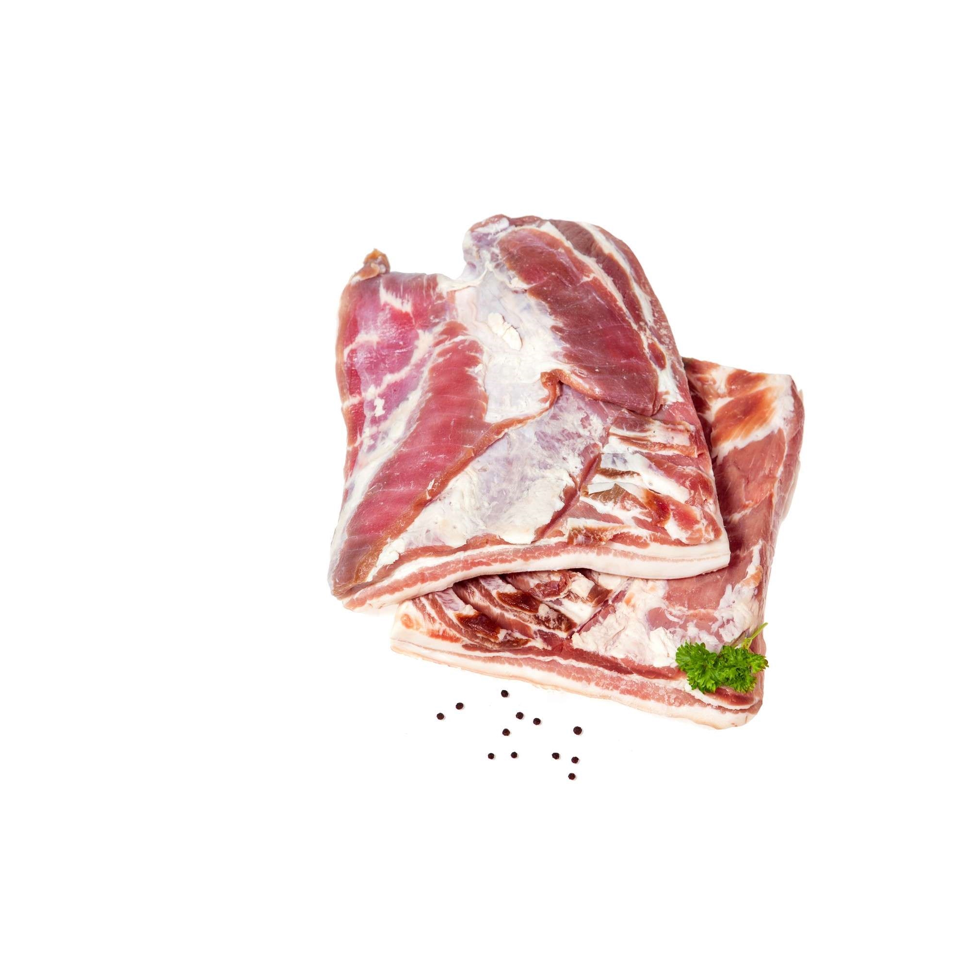 Pork belly boneless lightly salted kg