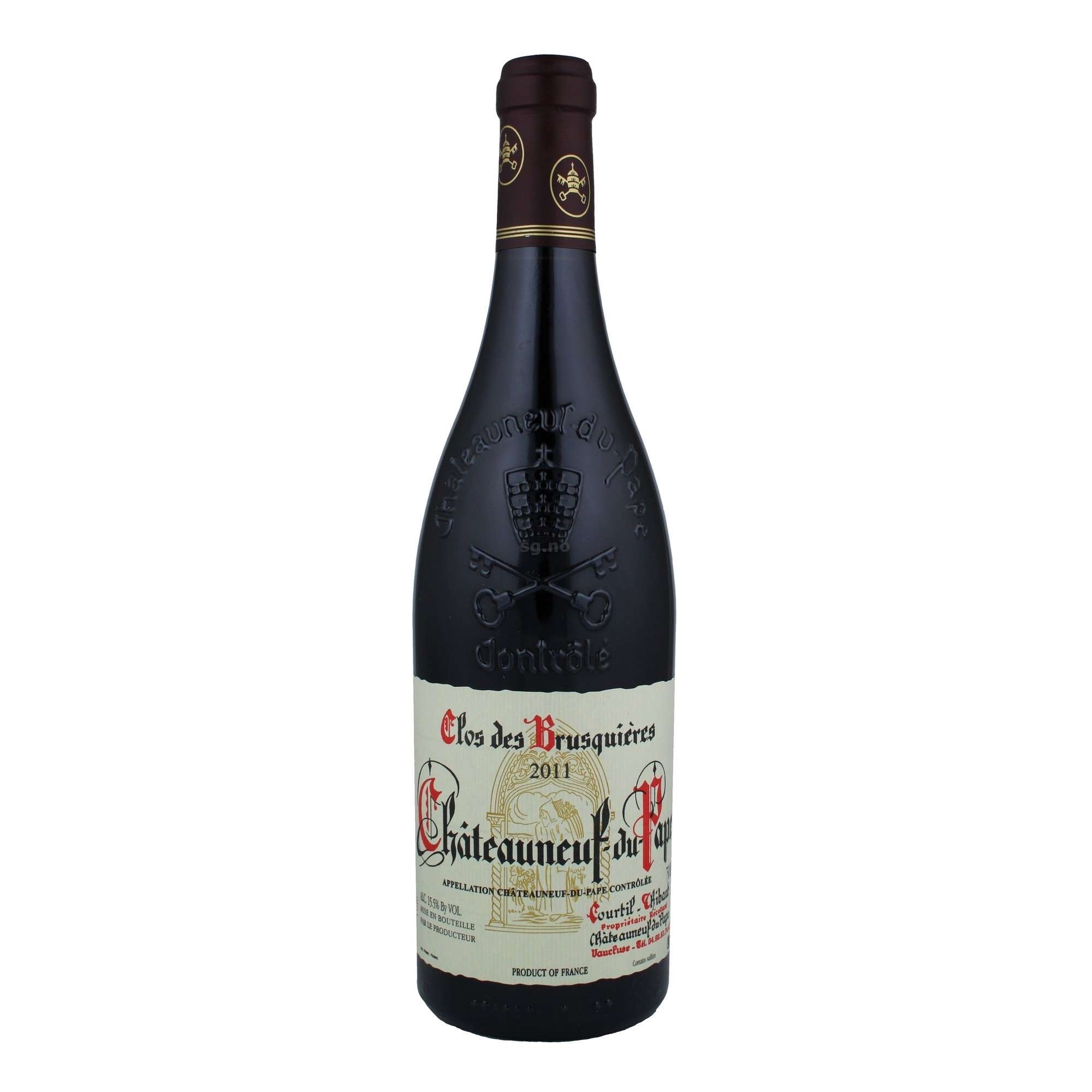 Clos des brusquieres chateauneuf-du-pape 15% 1,5l