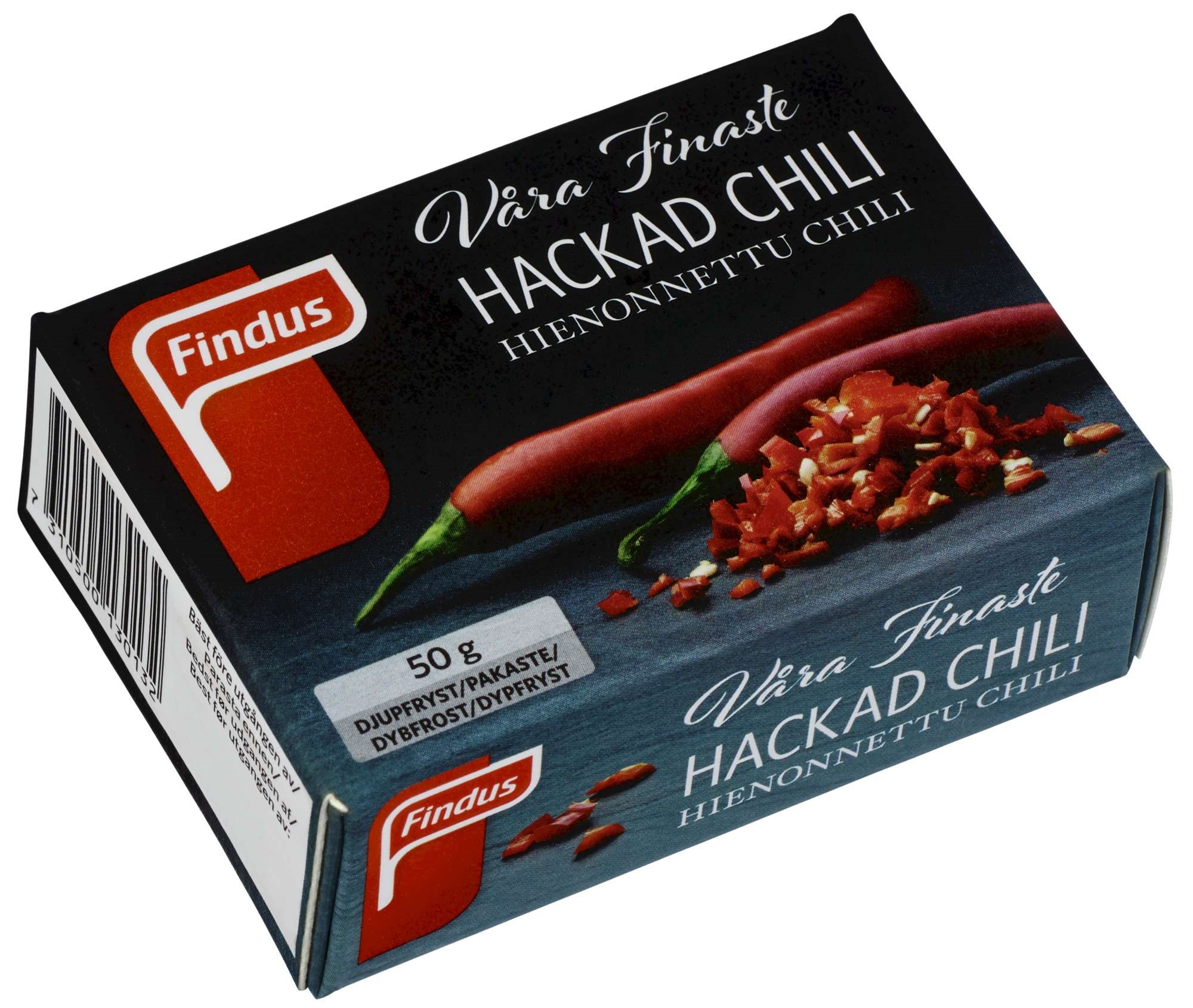Chili hakket i biter våre finaste 50g