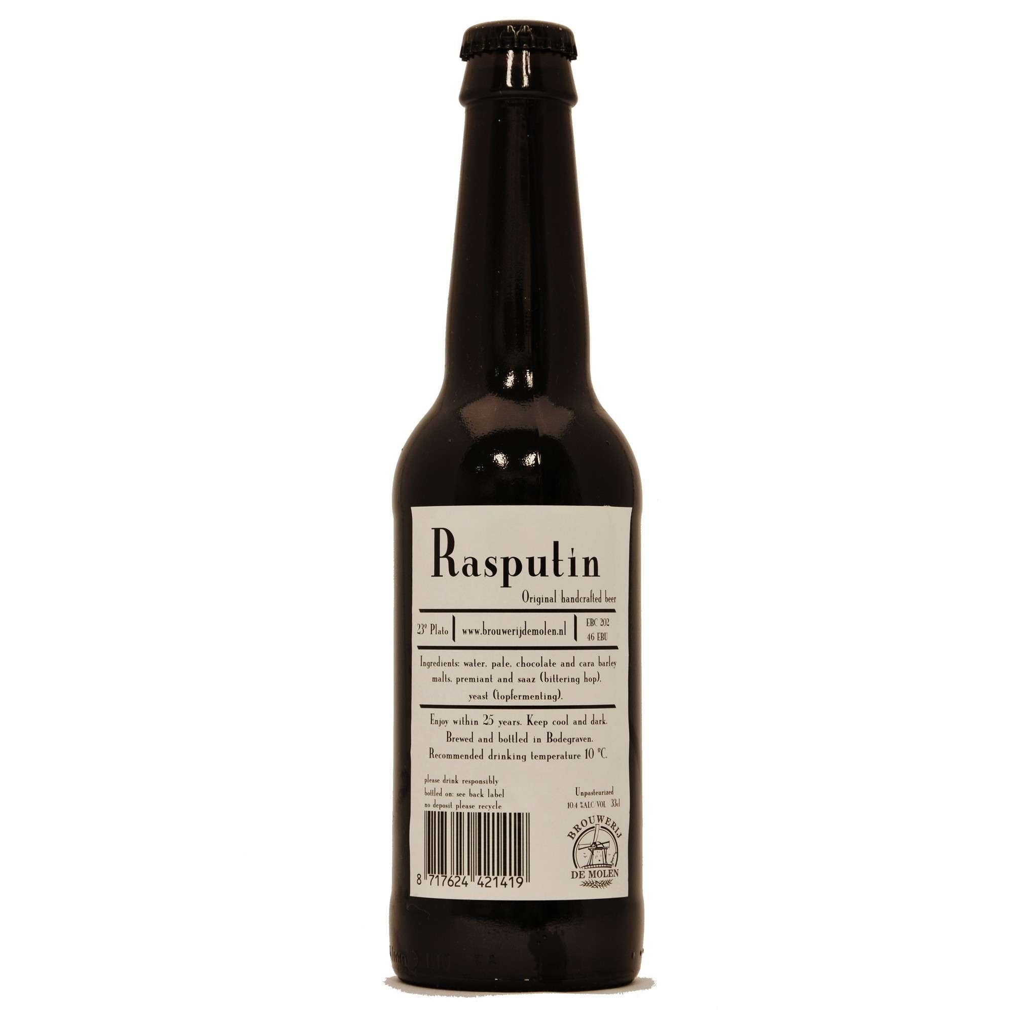 De molen rasputin 10,4% 24x33cl