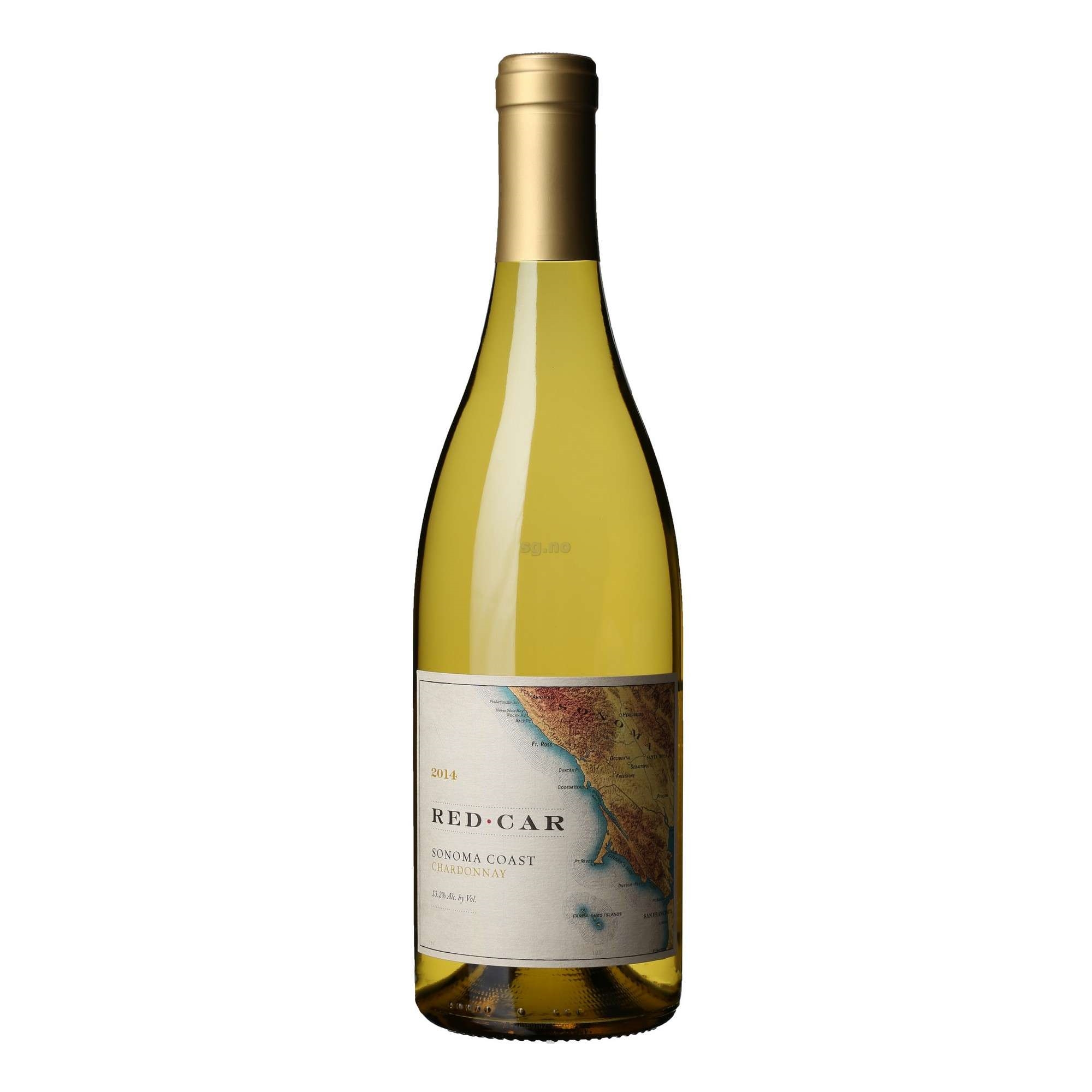 Red car sonoma coast chardonnay 13,8% 75cl
