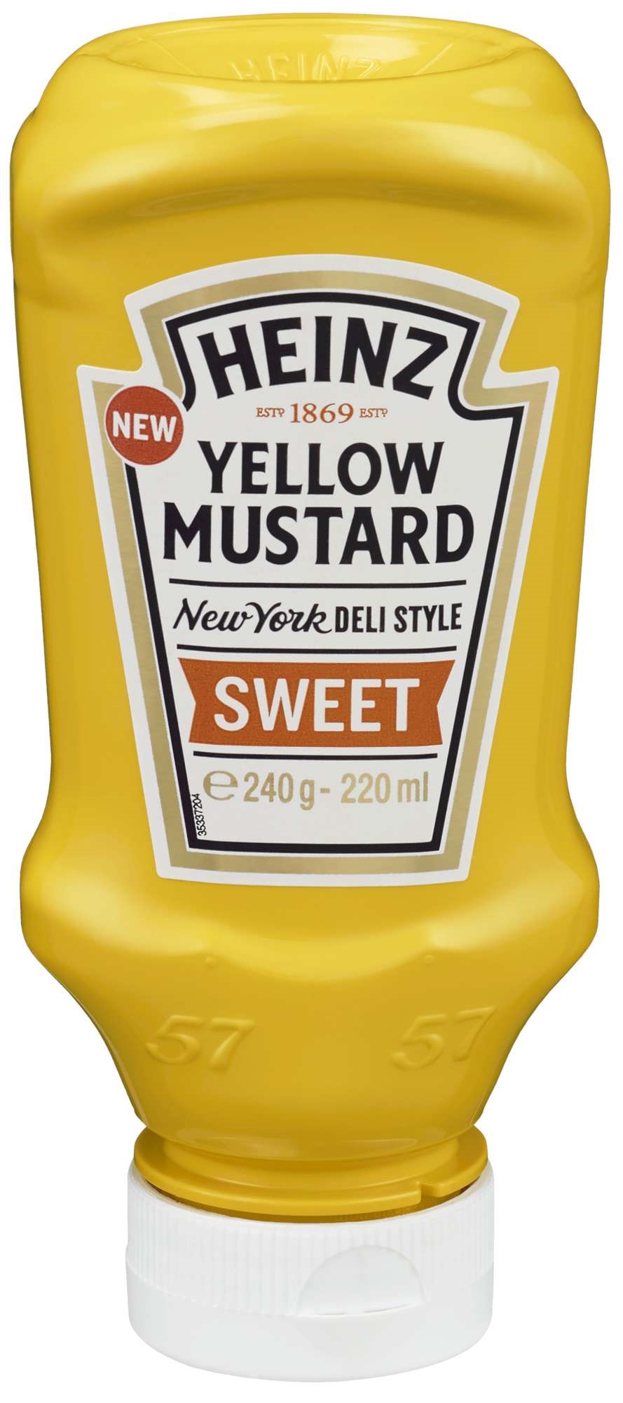 Heinz yellow mustard sweet 240g