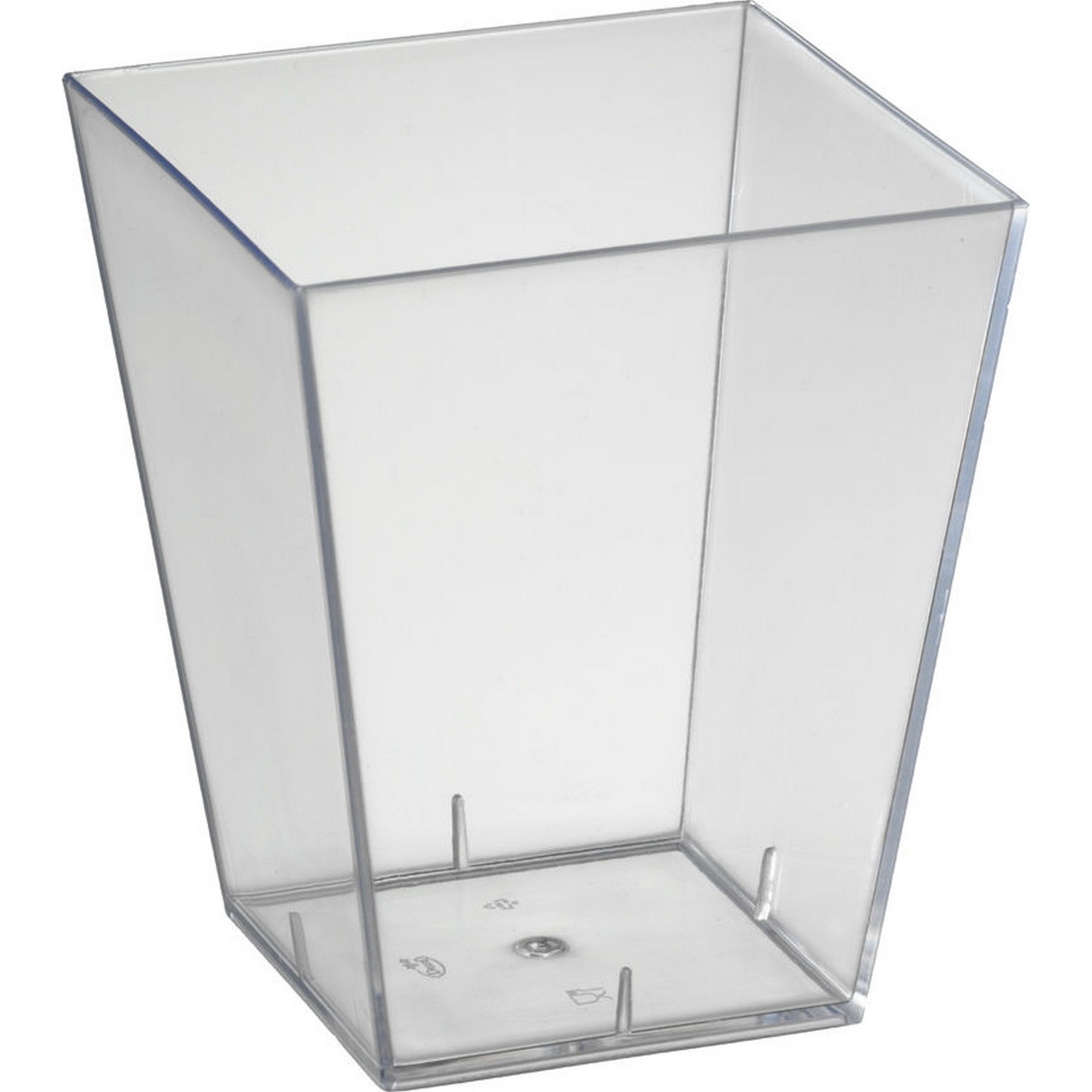 Amuse-bouche form square l,krympep. 25stk