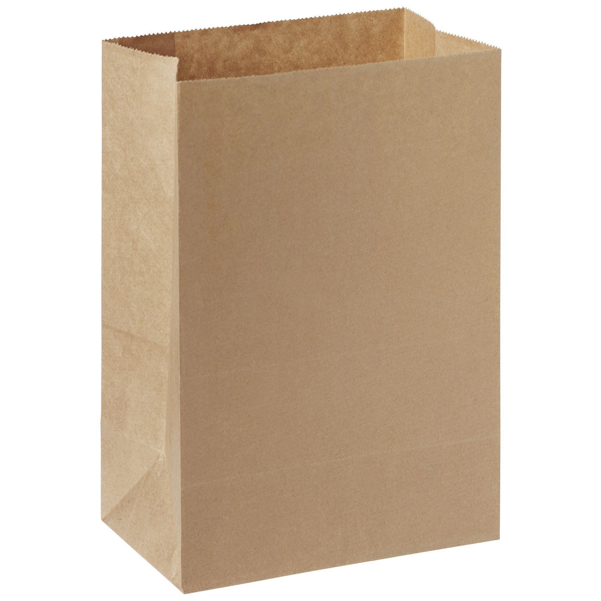 Papirpose takeaway brun uten håndtak 5l   500stk