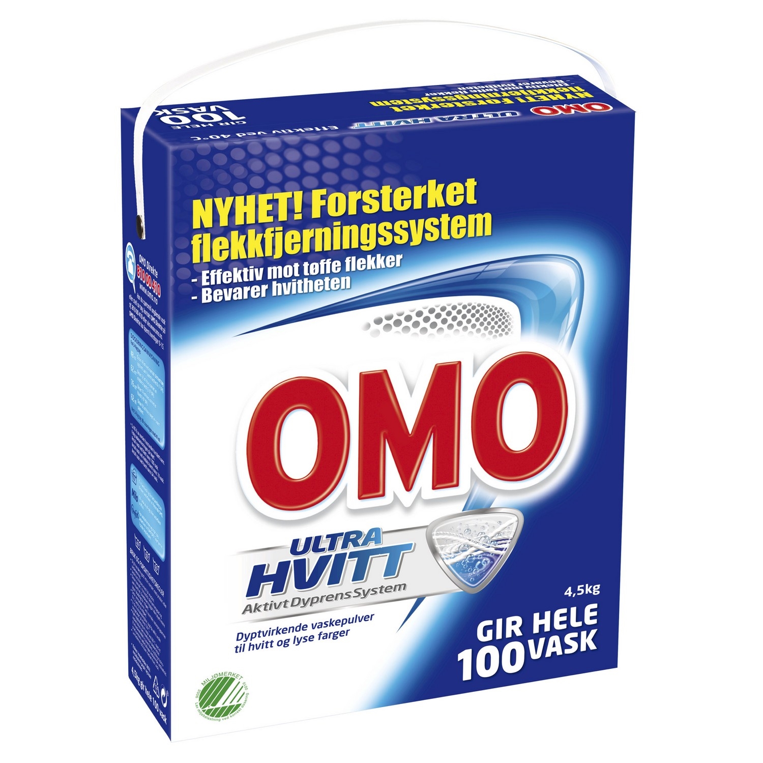 Omo ultra hvitt 4,5 kg