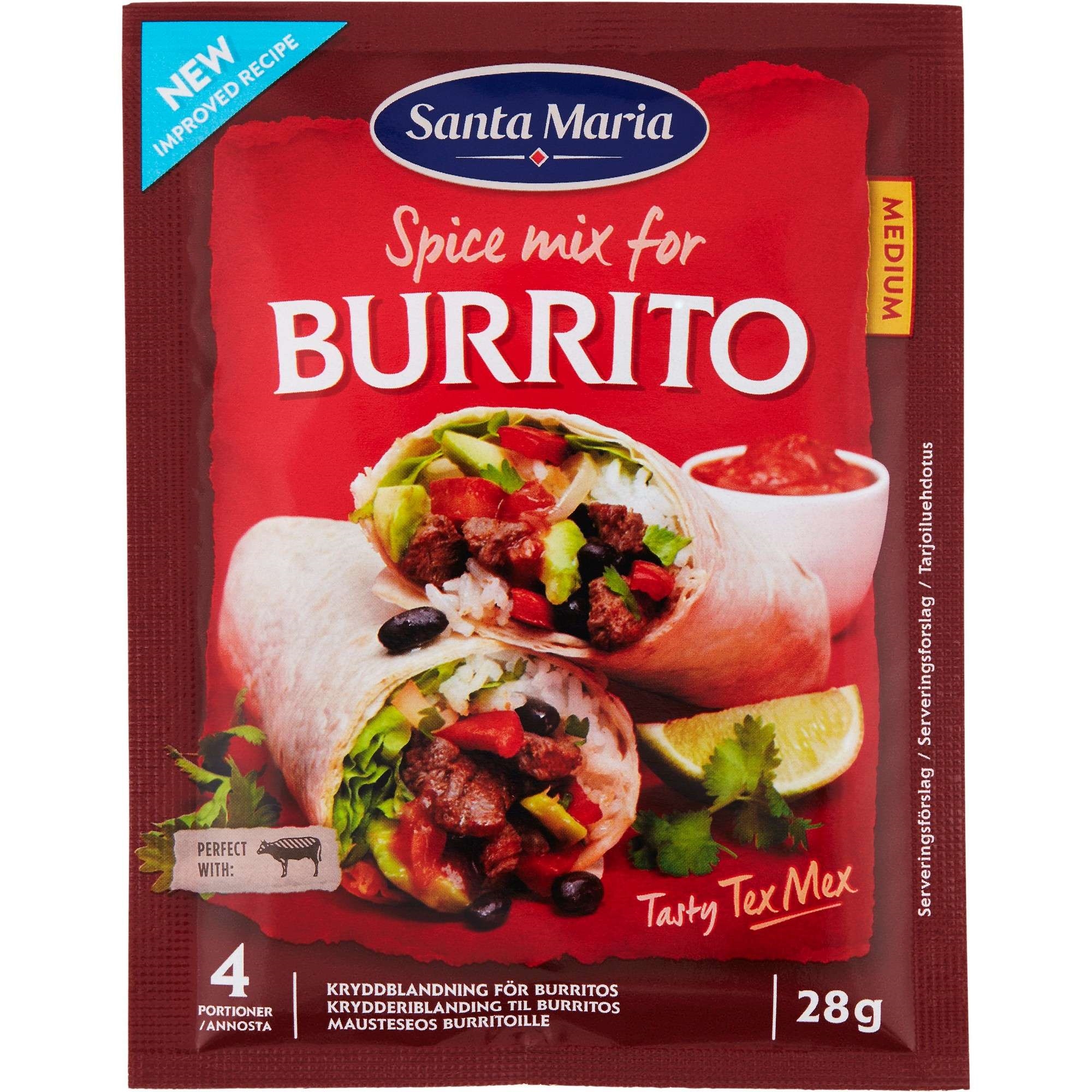 Burrito spice mix 28g
