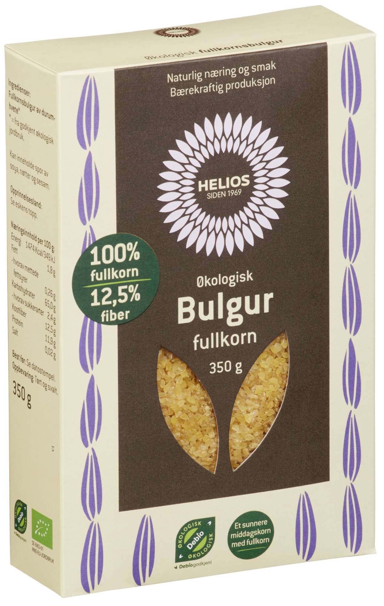 Bulgur fullkorn økol. 350g