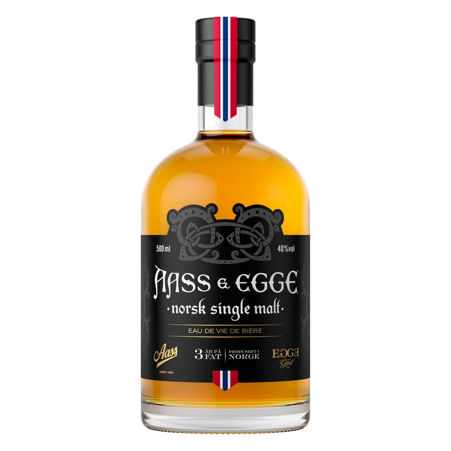 Aass og egge singel malt 40% 50cl