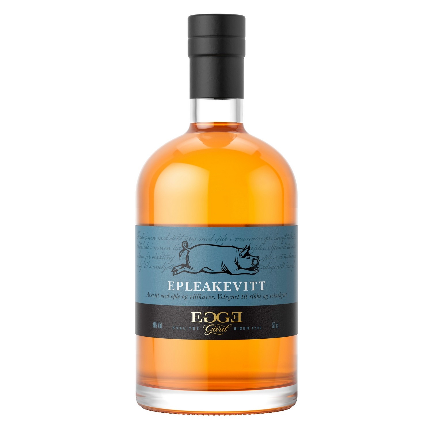 Egge gård akevitt m/ eple og villkarve 40% 50cl