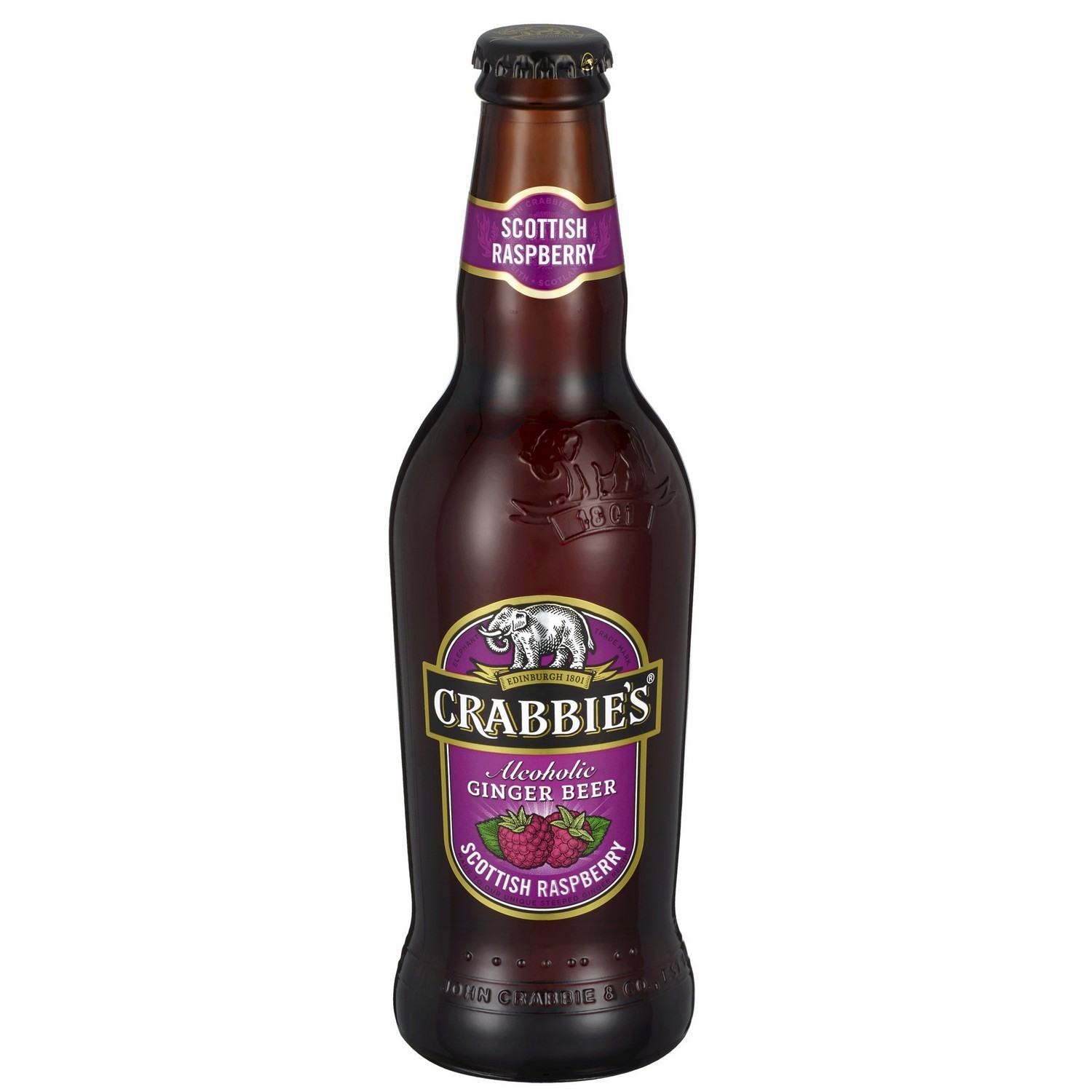 Crabbies ginger schottish raspberry   4%   12x33cl