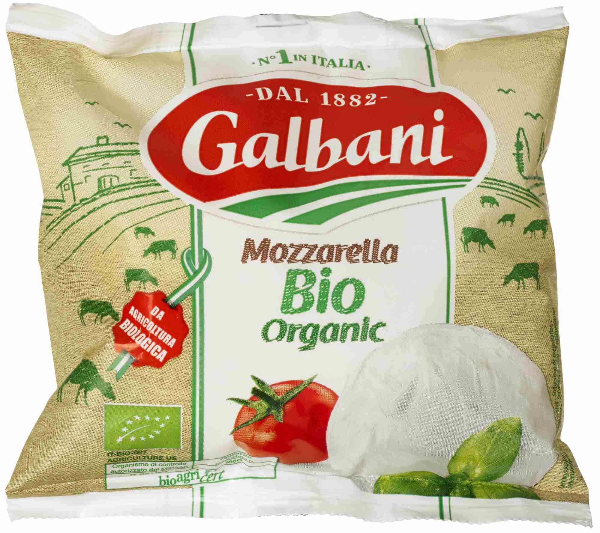 Mozzarella økologisk (125g ost) 272g