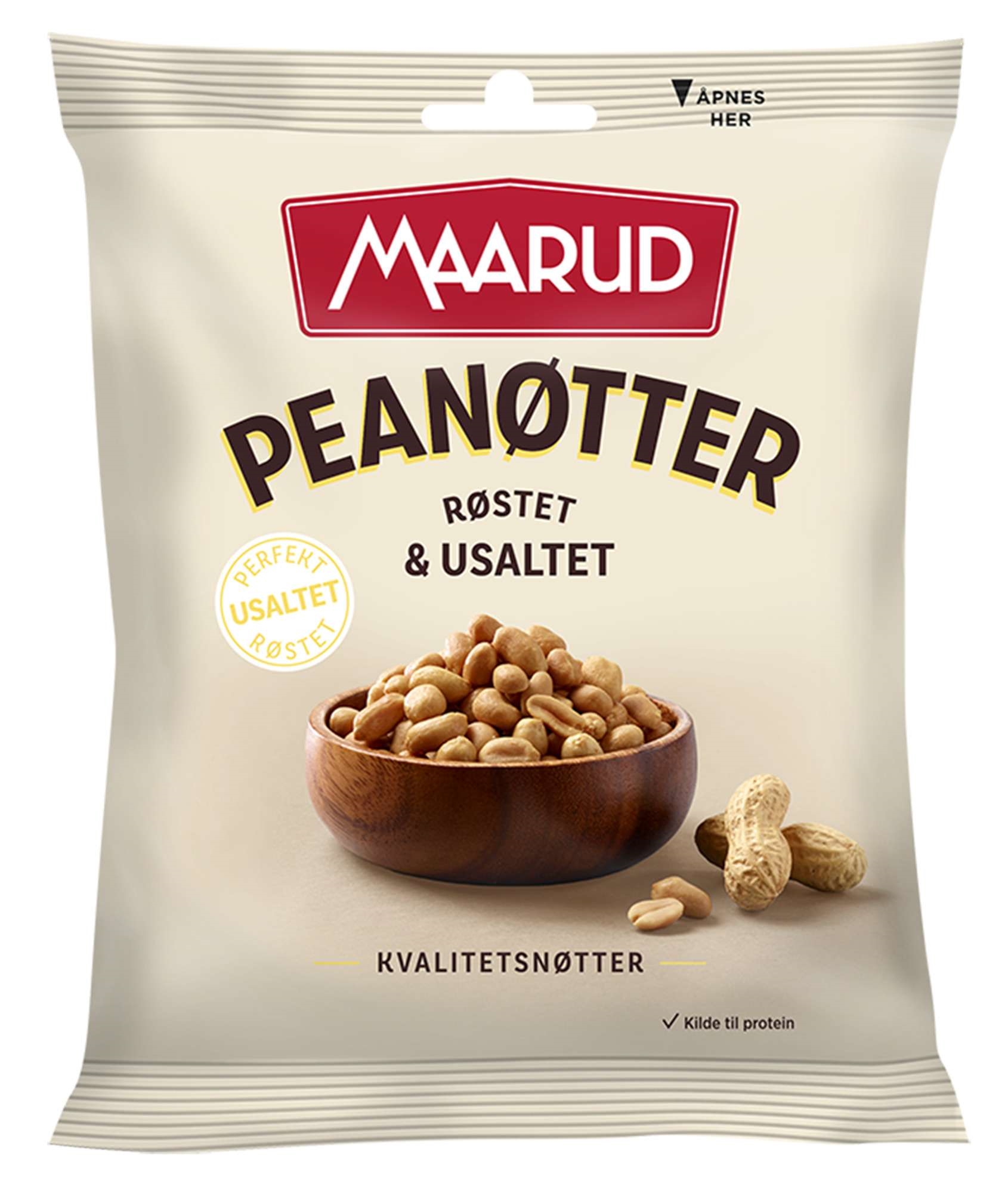 Peanøtter røstet&usaltet   200g