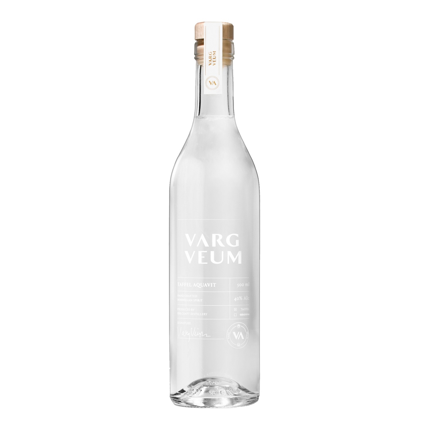 Varg veum taffel aquavit  40%  50cl
