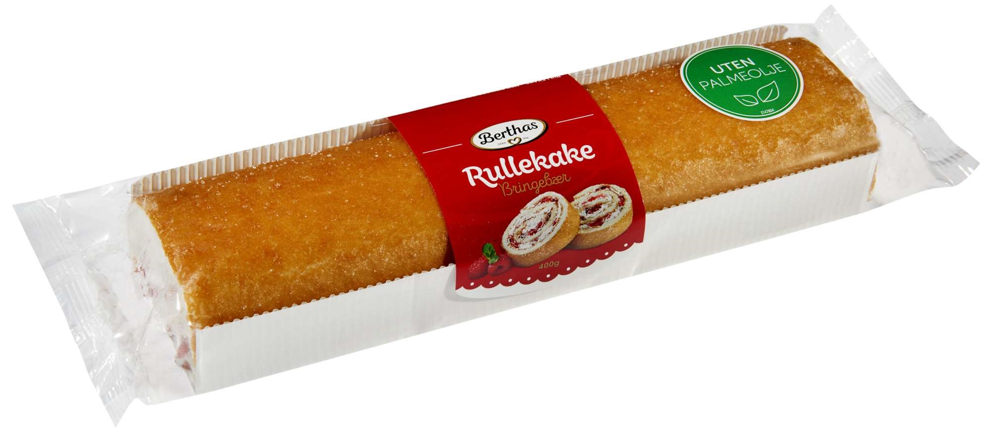 Rullekake bringebær 400g