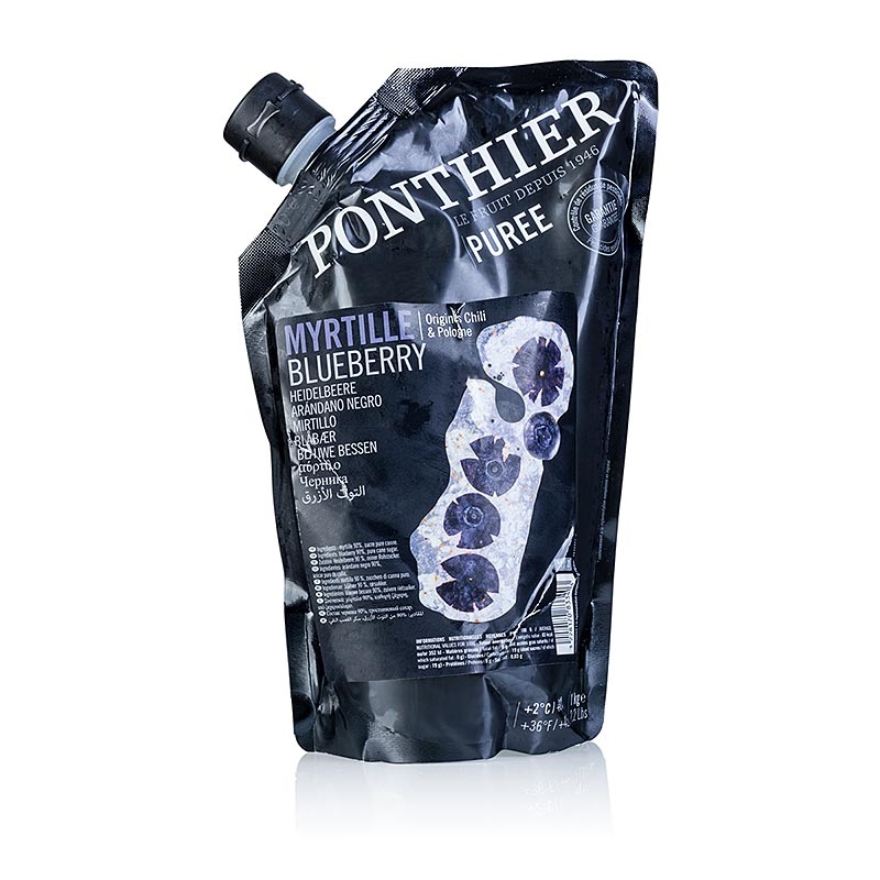 Ponthier fruit purée blueberry   6x1kg
