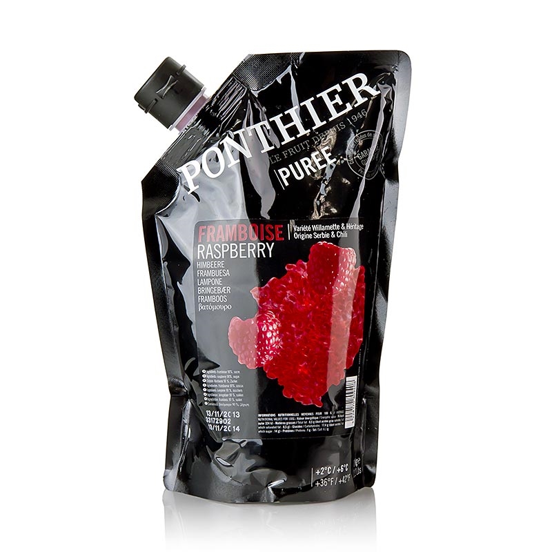 Ponthier fruktpure bringebær 6x1kg