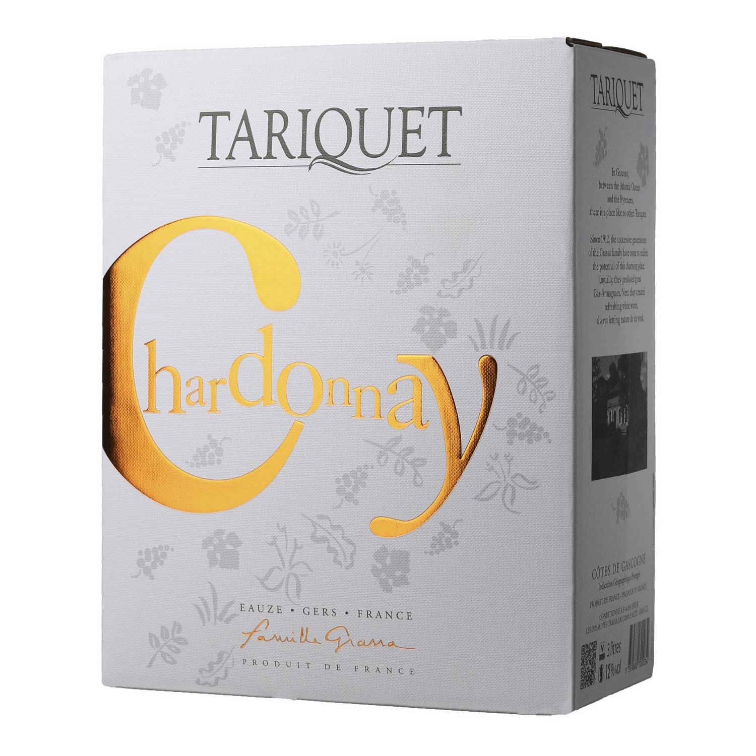 Tariquet chardonnay bib 12% 3l