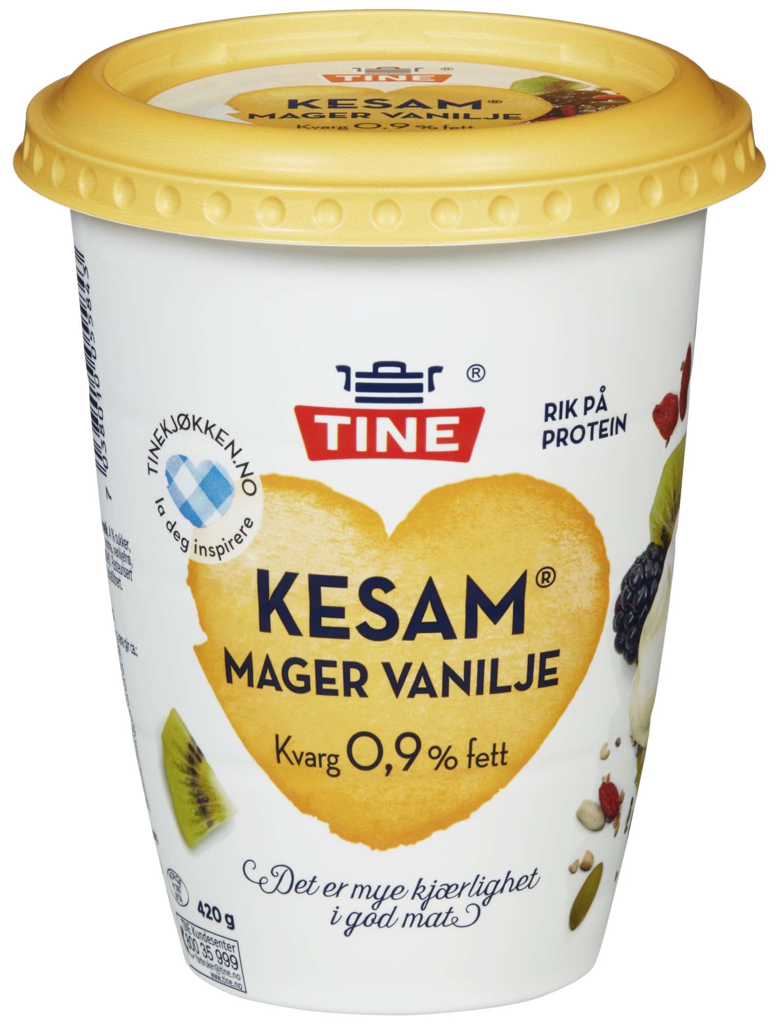 Mager kesam vanilje    420g