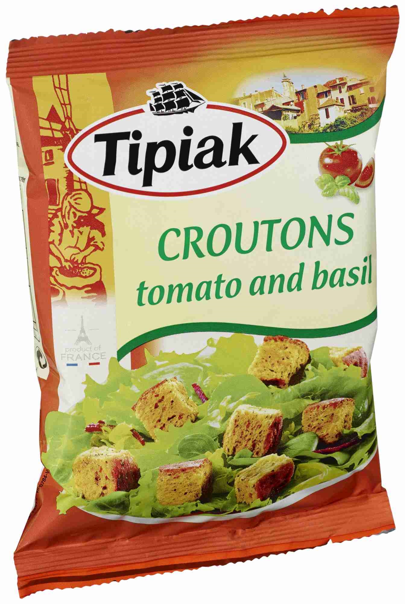 Krutonger tomat og basilikum   50g
