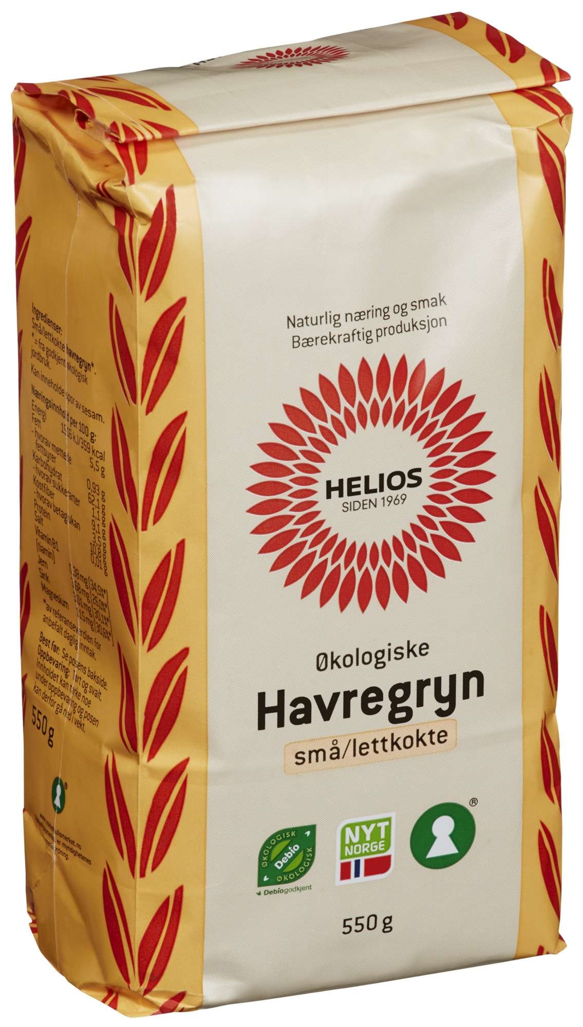 Havregryn små økol.   550g