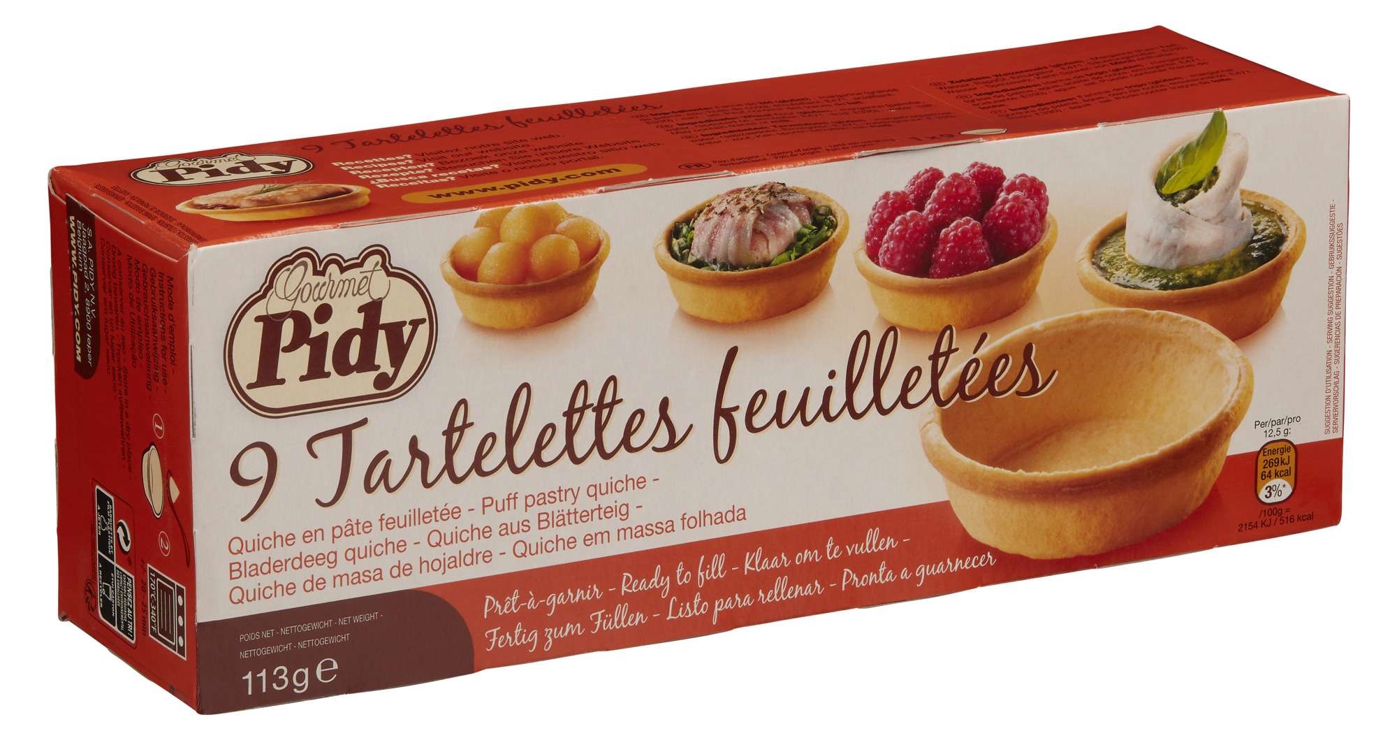 Tartelettes 9stk 112g