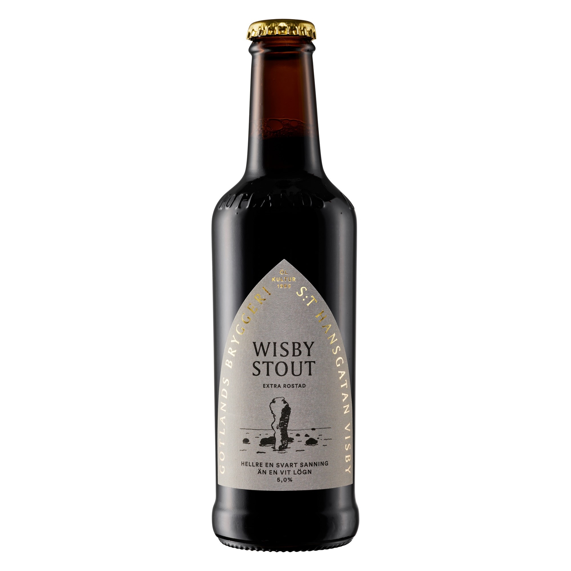 Gotlands bryggeri wisby stout   5%   24x33cl