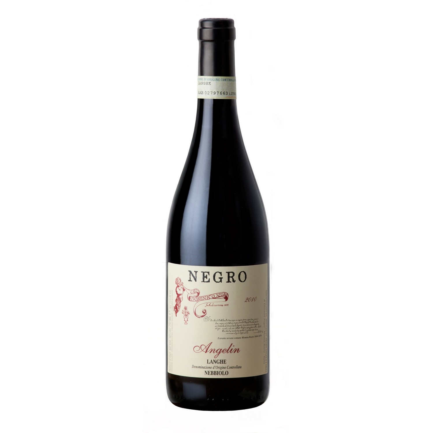 Negro angelin langhe nebbiolo 13,5% 75cl