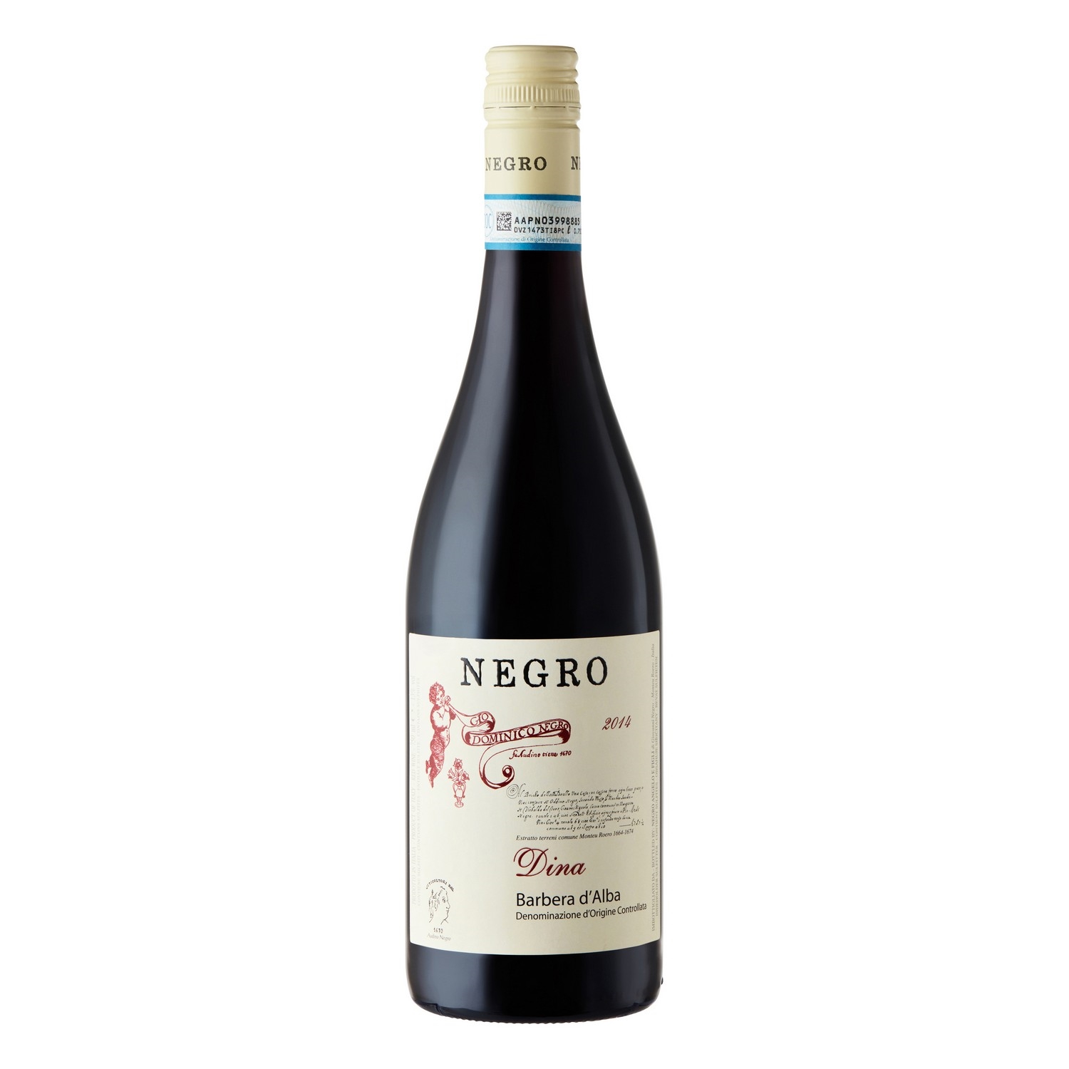 Negro dina barbera d'alba 13,5% 75cl
